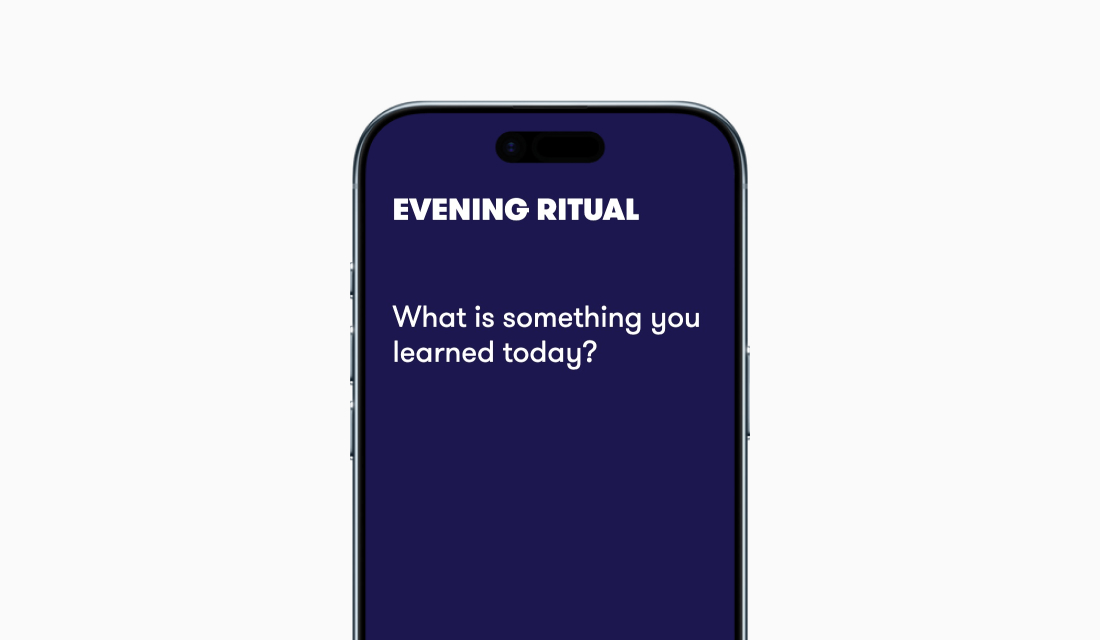 Evening ritual screen