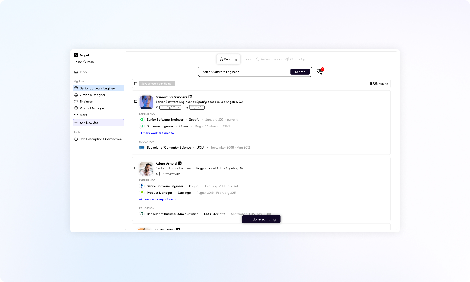 Mogul Recruiter Search