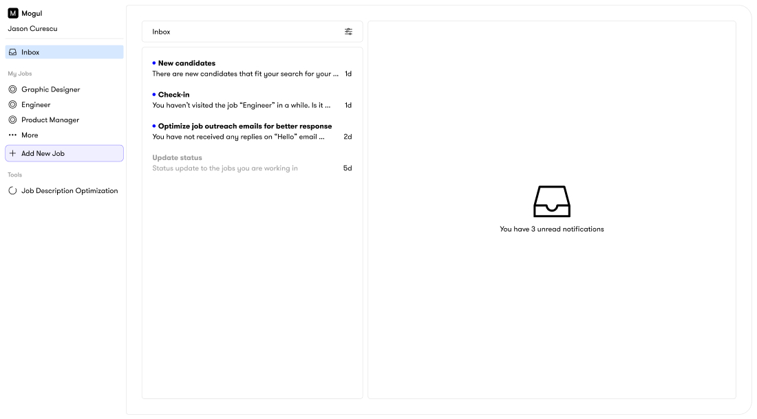 Dashboard screenshot