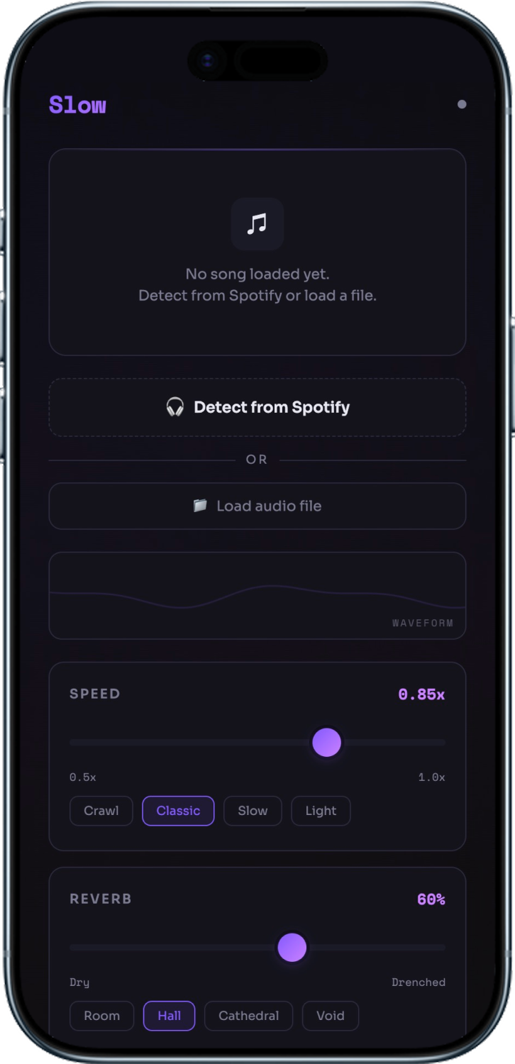 Iteration 1 - SlowVerb prototype